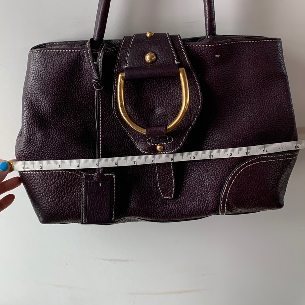 Vintage Dolce & Gabbana Deep Plum Purse - Picture 9 of 10